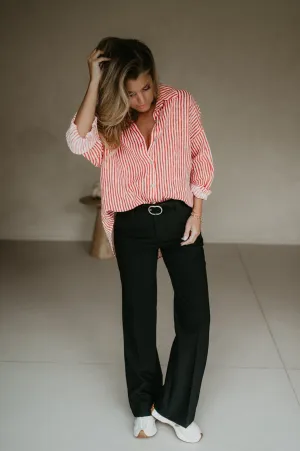 Vigno blouse I Striped Red